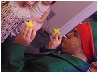 Professor Dan Slater's children's Christmas party